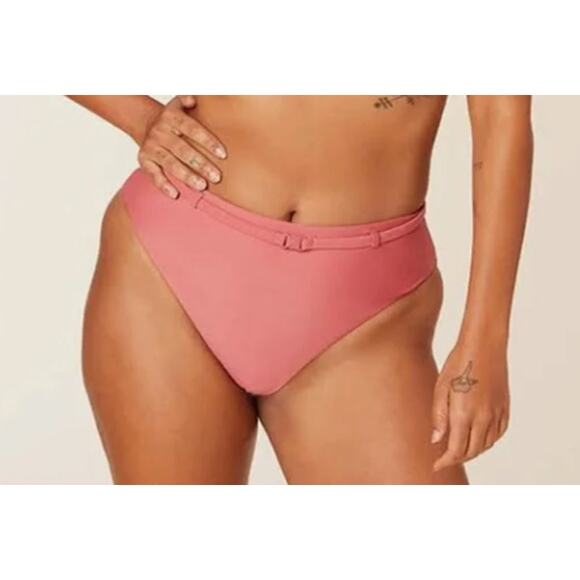 ANDIE Swim - The Riviera High Waisted Bottom - Punch - Size S - NWT - Picture 1 of 7